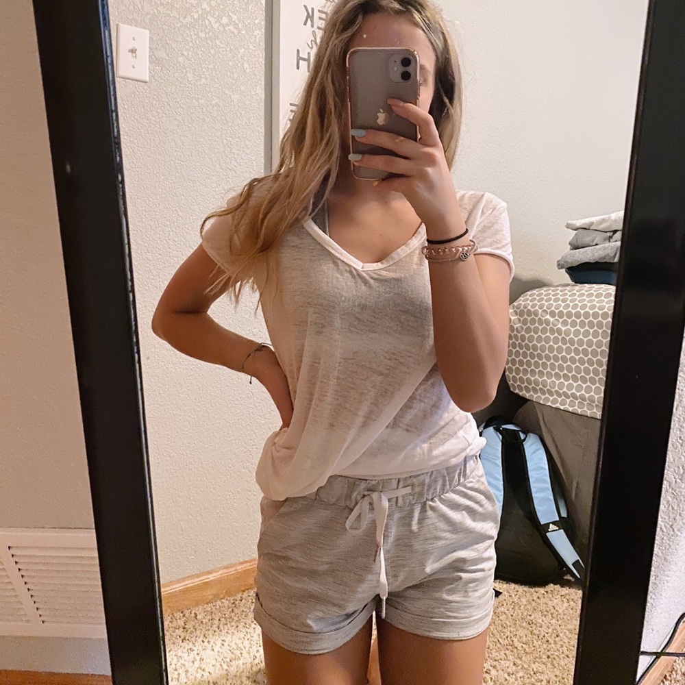 White see-through t shirt